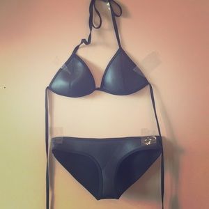 Triangle bikini set. Medium top. Small bottom.